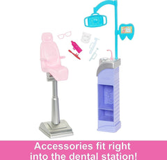 Barbie Careers Doll - Dentist Blonde HKT69 - Colorland Toys