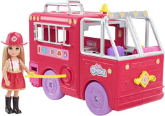 Barbie Chelsea Can Be Firetruck Playset HCK73 - Colorland Toys