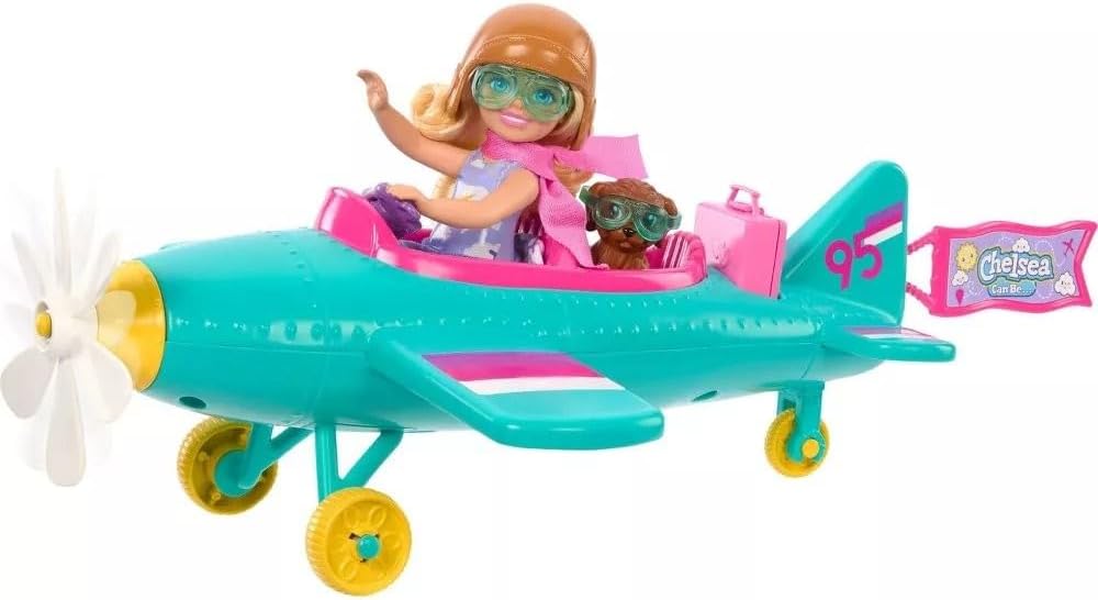 Barbie Chelsea Can Be Plane Playset HTK38 - Colorland Toys