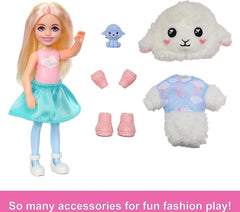 Barbie Chelsea Cutie Reveal Chelsea Cozy Cute Tees Series - Lamb HKR18 - Colorland Toys