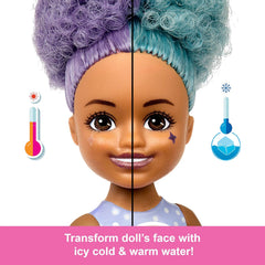 Barbie Chelsea Pop Reveal Doll Treat Series — 5 Surprises Scented Small Doll JFY01 - Colorland Toys