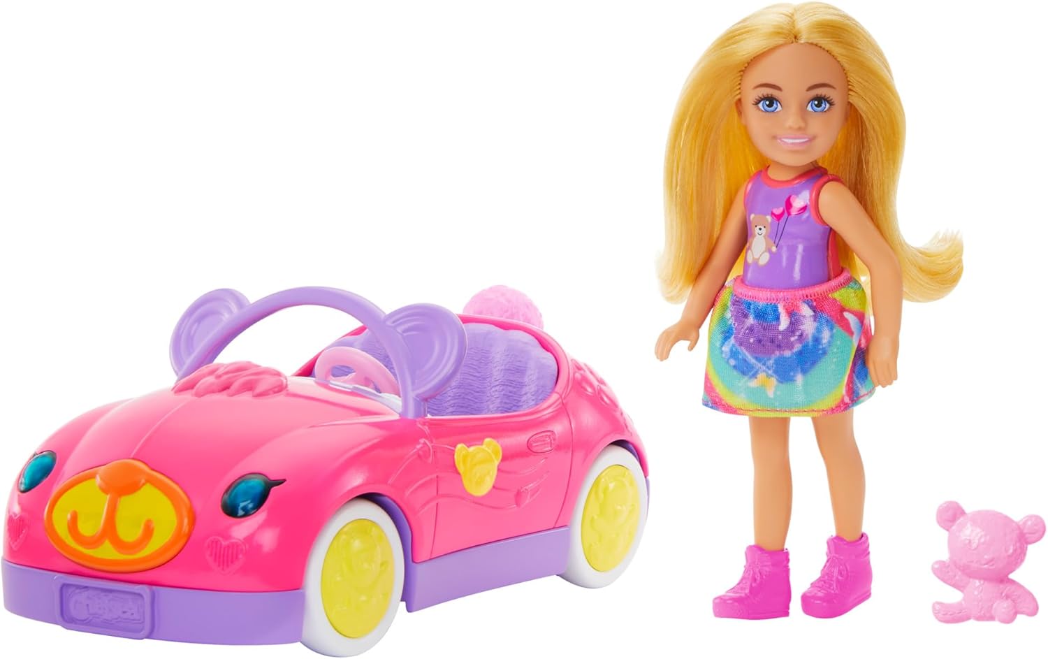 Barbie Chelsea Vehicle Set With Blonde Small Doll HXN05 - Colorland Toys