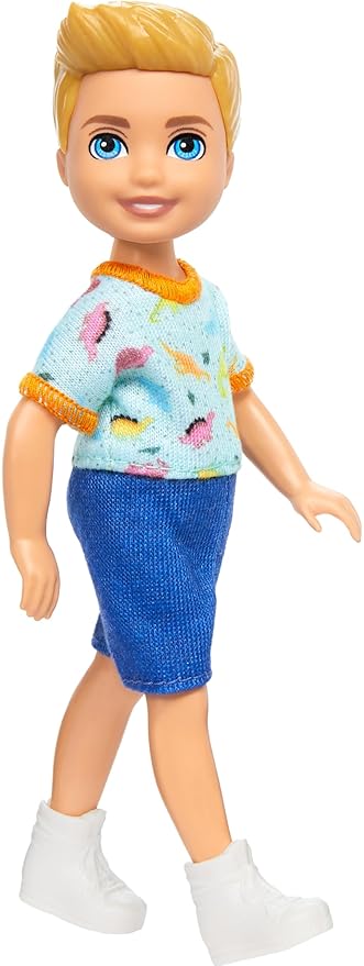 Barbie Club Chelsea Small Boy With One Piece Dino Print DWJ33/HXM98 - Colorland Toys