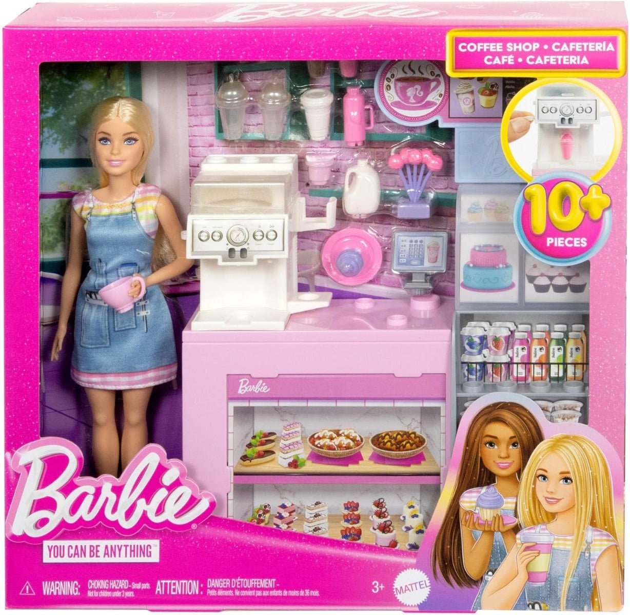 Barbie Coffee Shop Playset HXN94 - Colorland Toys