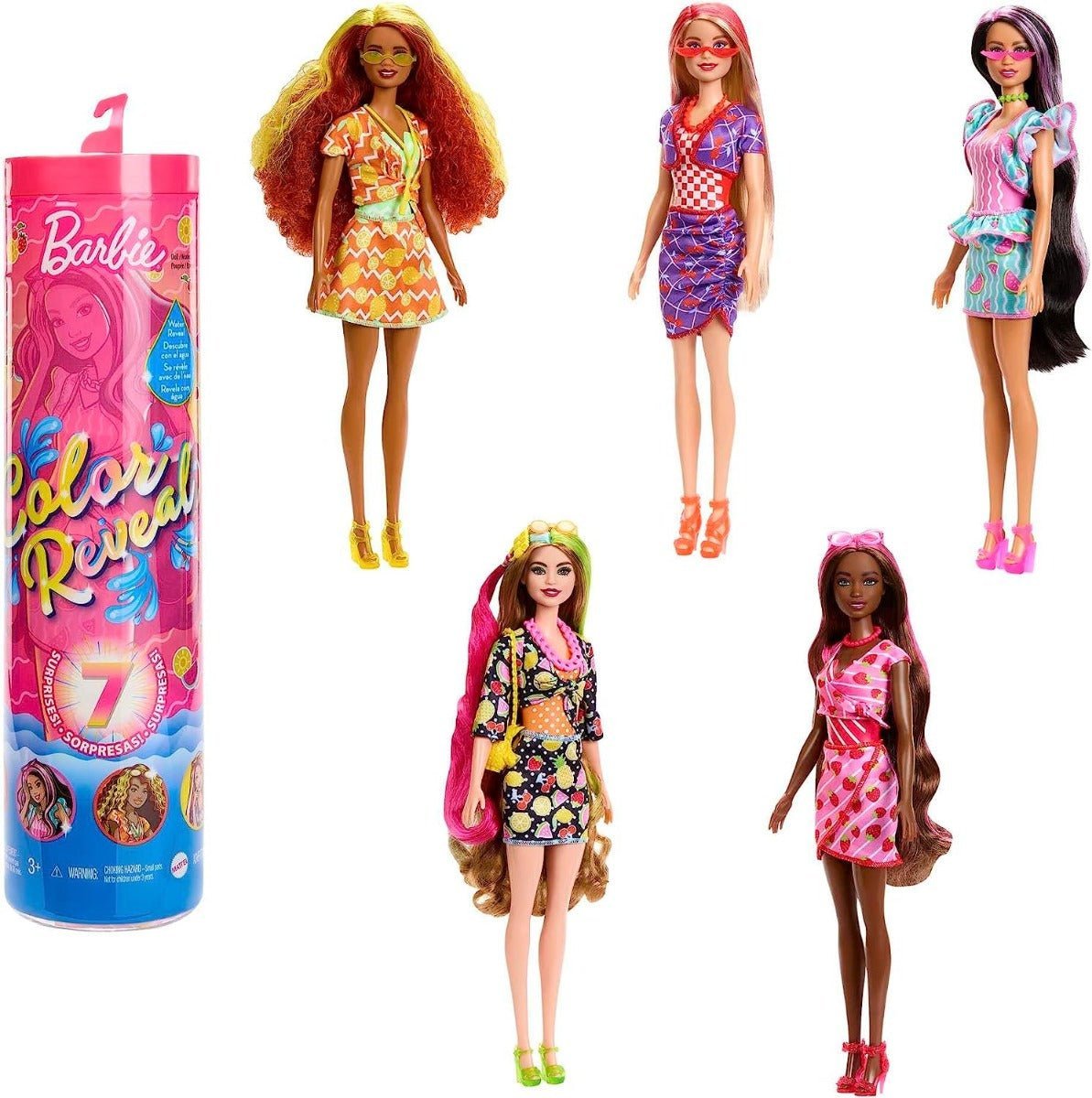 Barbie Color Reveal Doll Sweet Fruit Series HJX49 - Colorland Toys