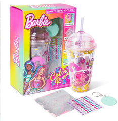 Barbie Colour Reveal Confetti Drinks Bottle Set - Colorland Toys