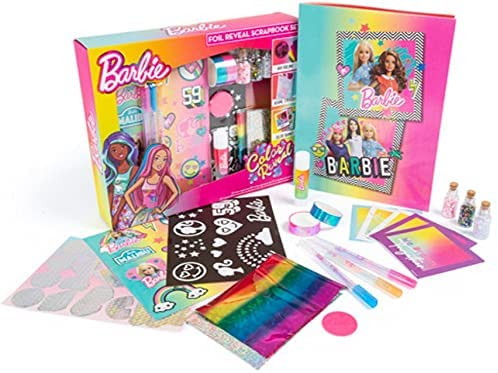 Barbie Colour Reveal Foil Scrapbook Set - Colorland Toys