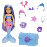 Barbie Content Chelsea Mermaid Purple and Blue Hair HHG57 - Colorland Toys