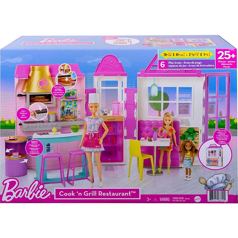 Barbie Cook n Grill Restaurant Playset GXY72 - Colorland Toys