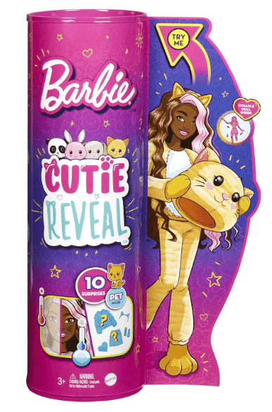 Barbie Cutie Reveal Doll Kitty HHG20 - Colorland Toys