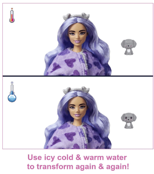 Barbie Cutie Reveal Doll Puppy HHG21 - Colorland Toys