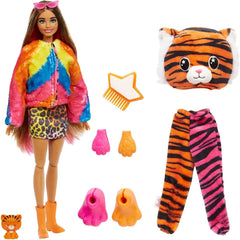 Barbie Cutie Reveal Jungle Series Tiger Doll HKP99 - Colorland Toys