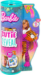 Barbie Cutie Reveal Jungle Series Tiger Doll HKP99 - Colorland Toys