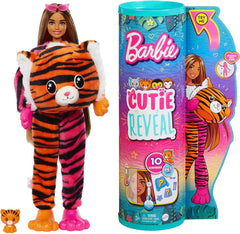 Barbie Cutie Reveal Jungle Series Tiger Doll HKP99 - Colorland Toys