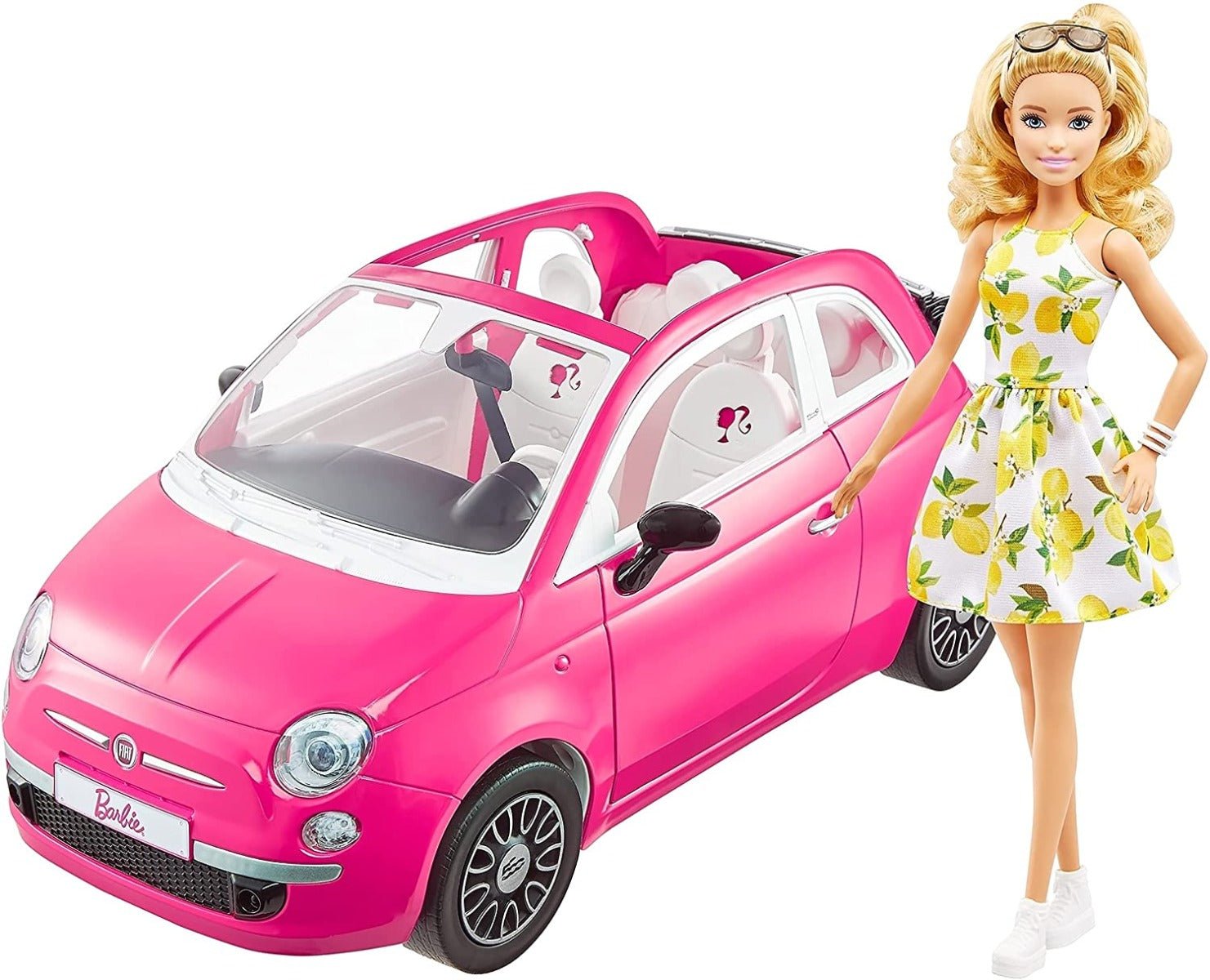 Barbie Doll and Fiat 500 Vehicle GXR57 - Colorland Toys