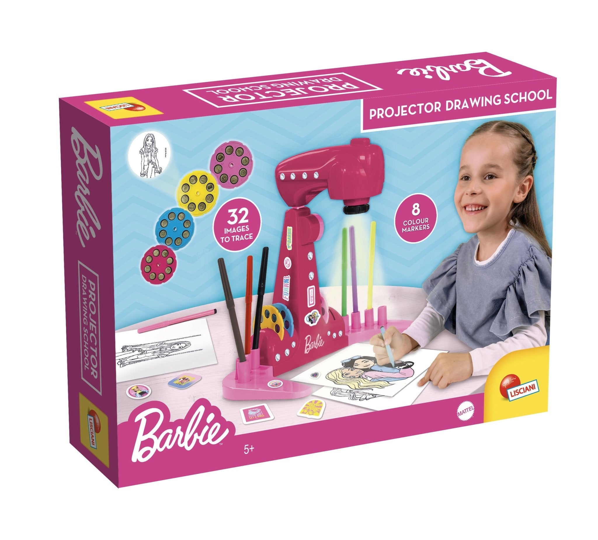 Barbie Drawing School Projector 114078 - Colorland Toys