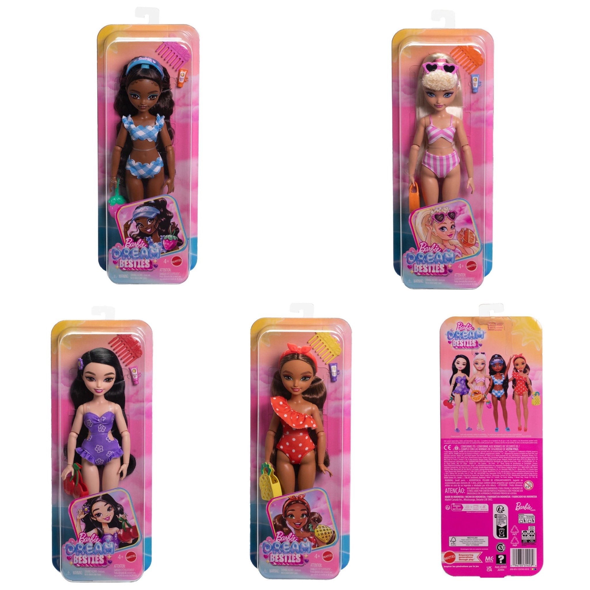 Barbie Dream Besties Opp Asstd. JGH82 - Colorland Toys