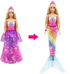 Barbie Dreamtopia 2 - in - 1 Princess to Mermaid Fashion GTF92 - Colorland Toys