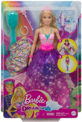 Barbie Dreamtopia 2 - in - 1 Princess to Mermaid Fashion GTF92 - Colorland Toys