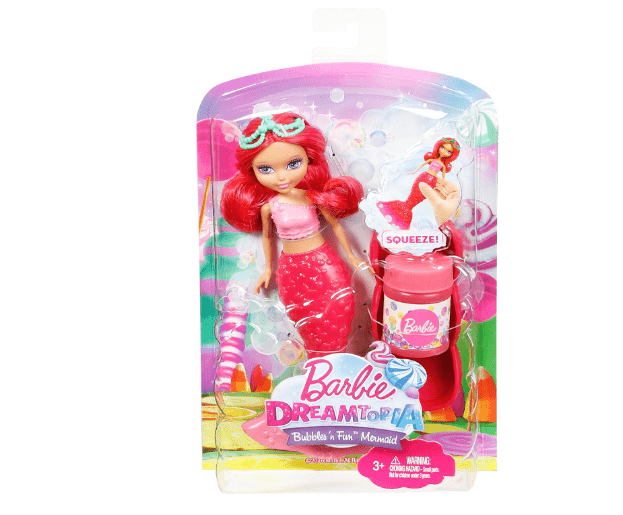 Barbie Dreamtopia Bubbles 'n Fun Mermaid Red Doll DVM97 - Colorland Toys
