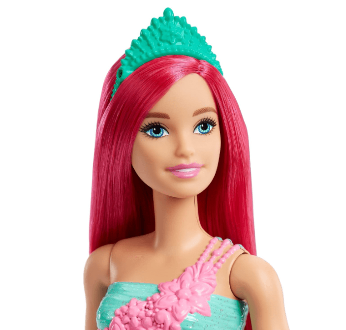Barbie Dreamtopia Princess Doll with Dark - Pink Hair HGR15 - Colorland Toys