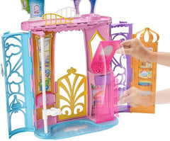 Barbie Dreamtopia Rainbow Cove Castle Portable Playset FTV98 - Colorland Toys