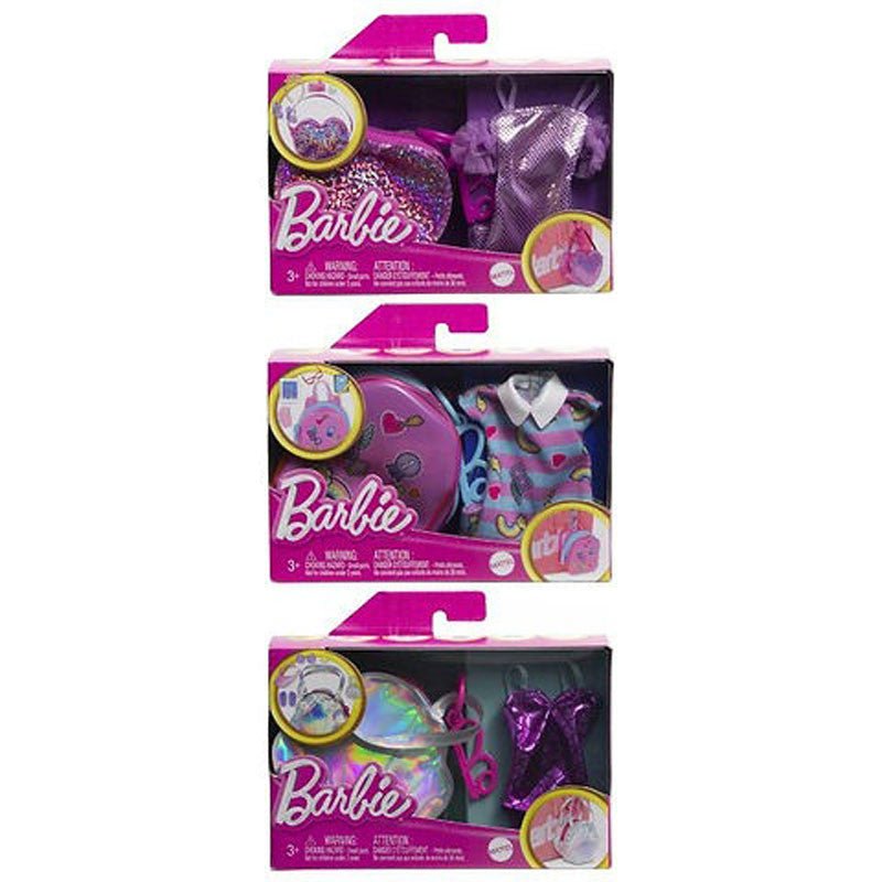 Barbie Dress w/ Heart Fashion Bag HJT45/HJT42 - Colorland Toys