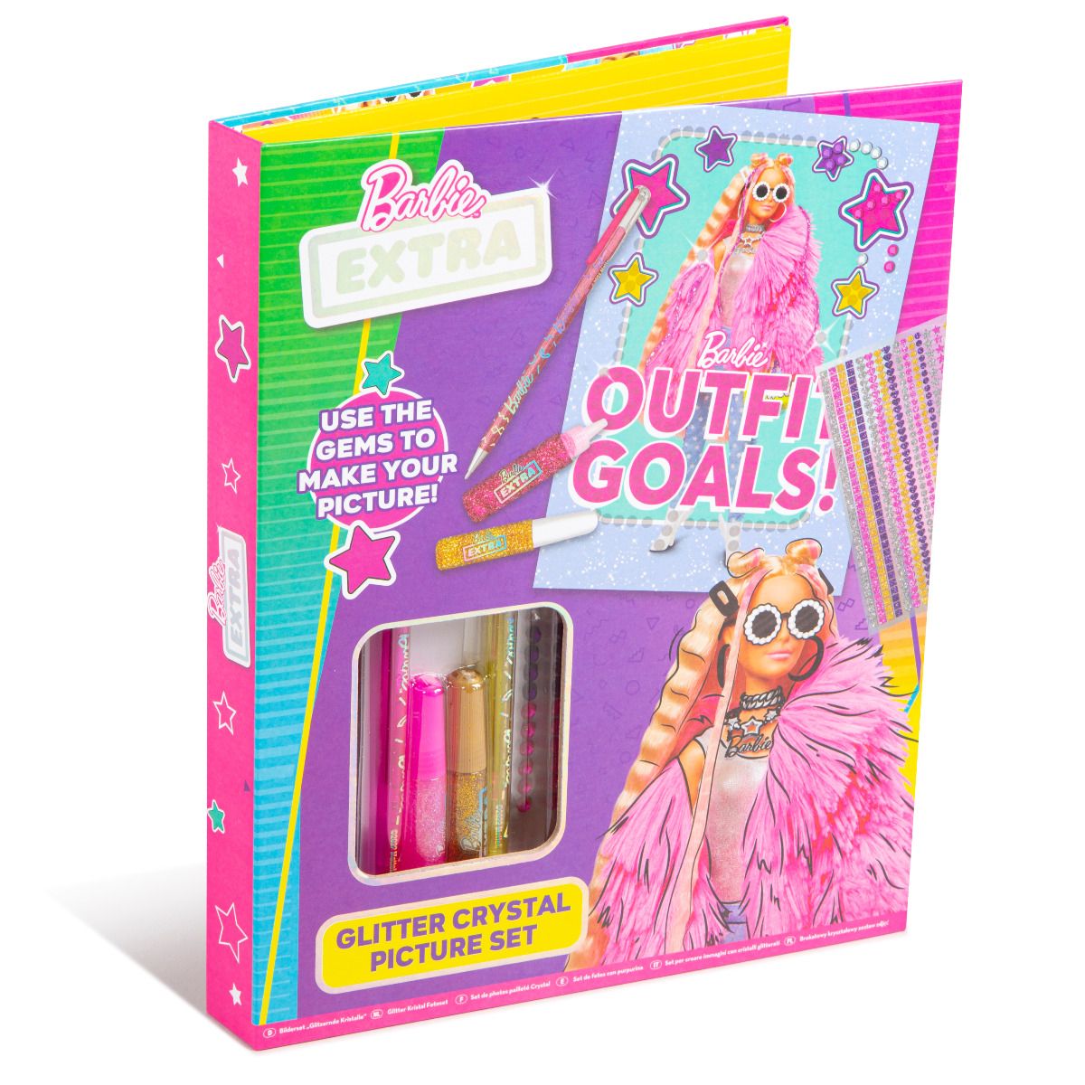 Barbie Extra Glitter Crystal Picture Set 99 - 0042 - Colorland Toys