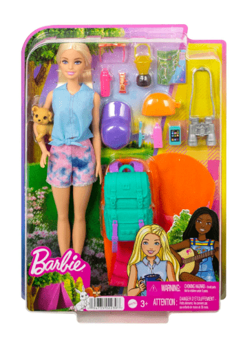 Barbie Family Camping Malibu Doll HDF73 - Colorland Toys