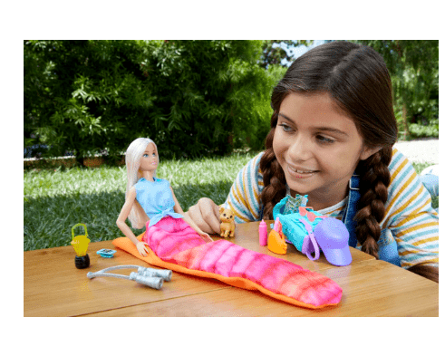 Barbie Family Camping Malibu Doll HDF73 - Colorland Toys