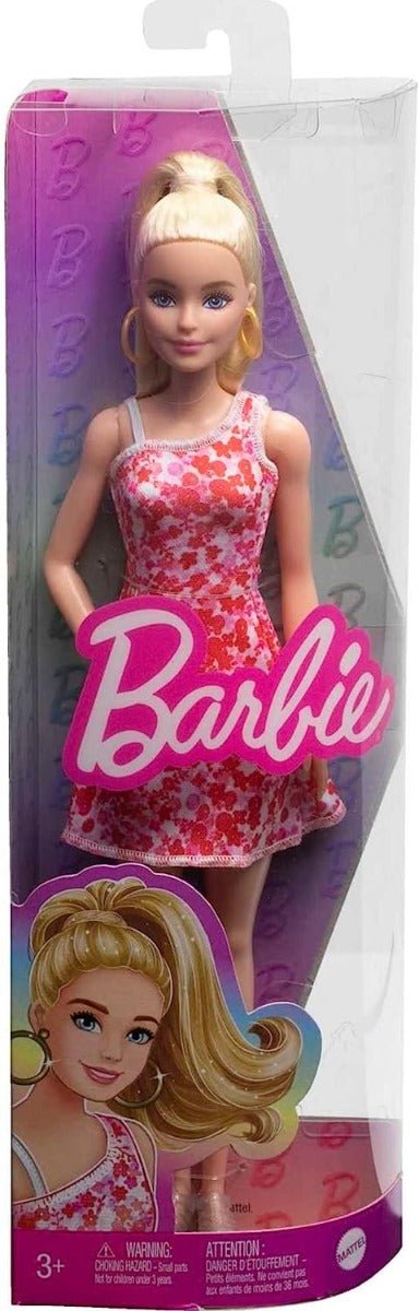 Barbie Fashionista Doll - Pink Floral Dress HJT02 - Colorland Toys