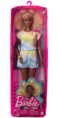 Barbie Fashionista Doll with Tie - Dye Romper Dress FBR37/HBV14 - Colorland Toys