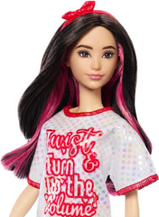 Barbie Fashionistas Doll Red Mesh Dress - Colorland Toys