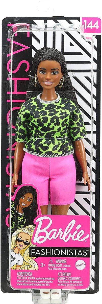 Barbie Fashionistas Doll with Long Brunette Braids Wearing FBR37 - Colorland Toys