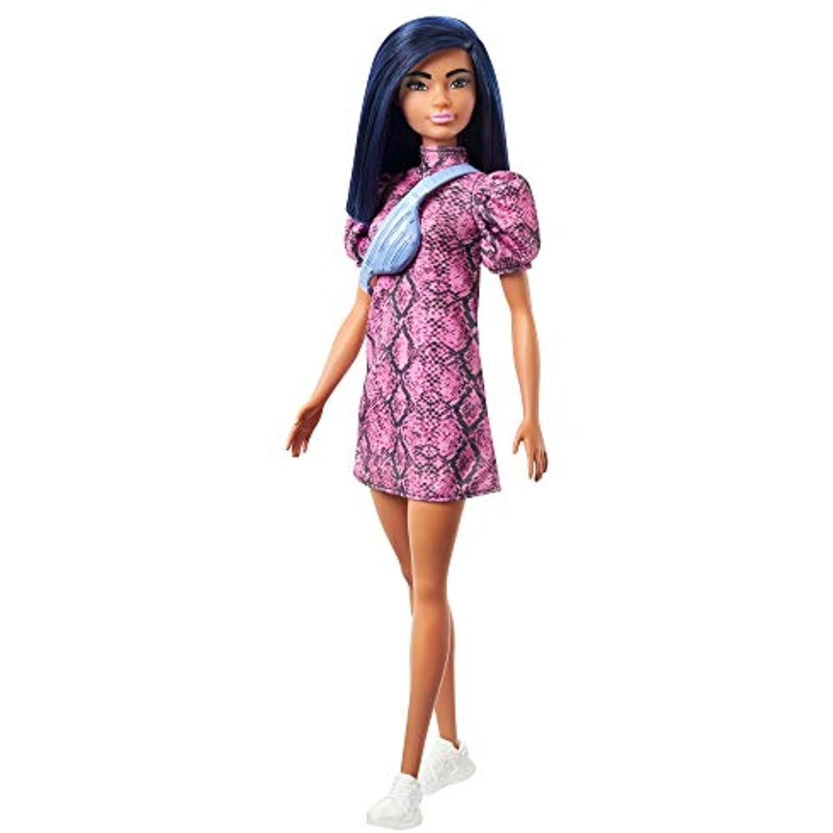 Barbie Fashionistas Dolls with Snakeskin Dress GXY99 - Colorland Toys