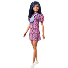 Barbie Fashionistas Dolls with Snakeskin Dress GXY99 - Colorland Toys