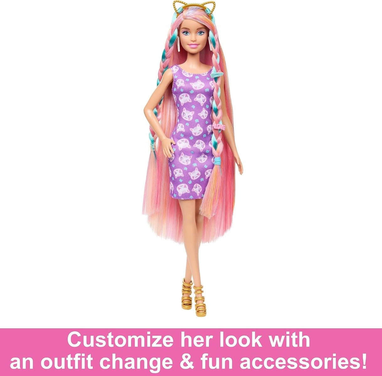 Barbie Fun And Fancy Doll With Accessories JDC85 - Colorland Toys