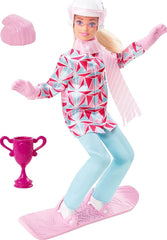 Barbie I Can Be Made to Move Snowboarder Doll HCN32 - Colorland Toys