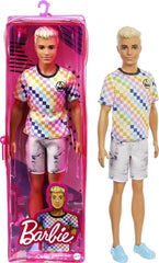 Barbie Ken Fashionistas Doll Checkered Shirt GRB90 - Colorland Toys
