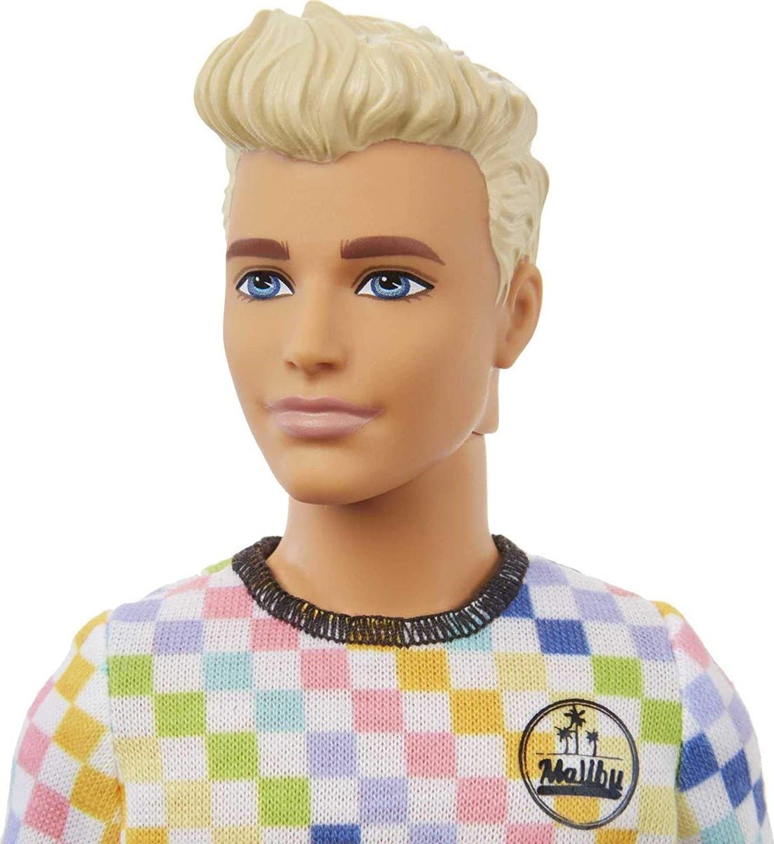 Barbie Ken Fashionistas Doll Checkered Shirt GRB90 - Colorland Toys