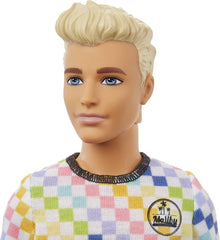 Barbie Ken Fashionistas Doll Checkered Shirt GRB90 - Colorland Toys