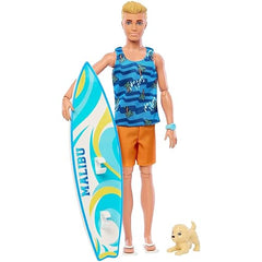 Barbie Ken Surf Doll + Accessories HPT50 - Colorland Toys