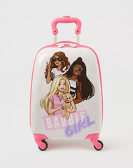 Barbie Kids Luggage with Reusable Stickers 18 - inch TBT23MBBLRL410 - Colorland Toys