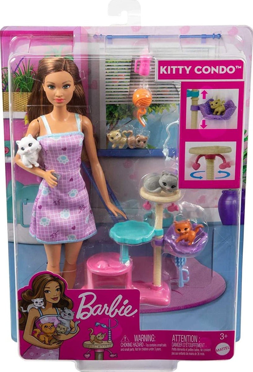 Barbie Kitty Condo Playset HHB70 - Colorland Toys