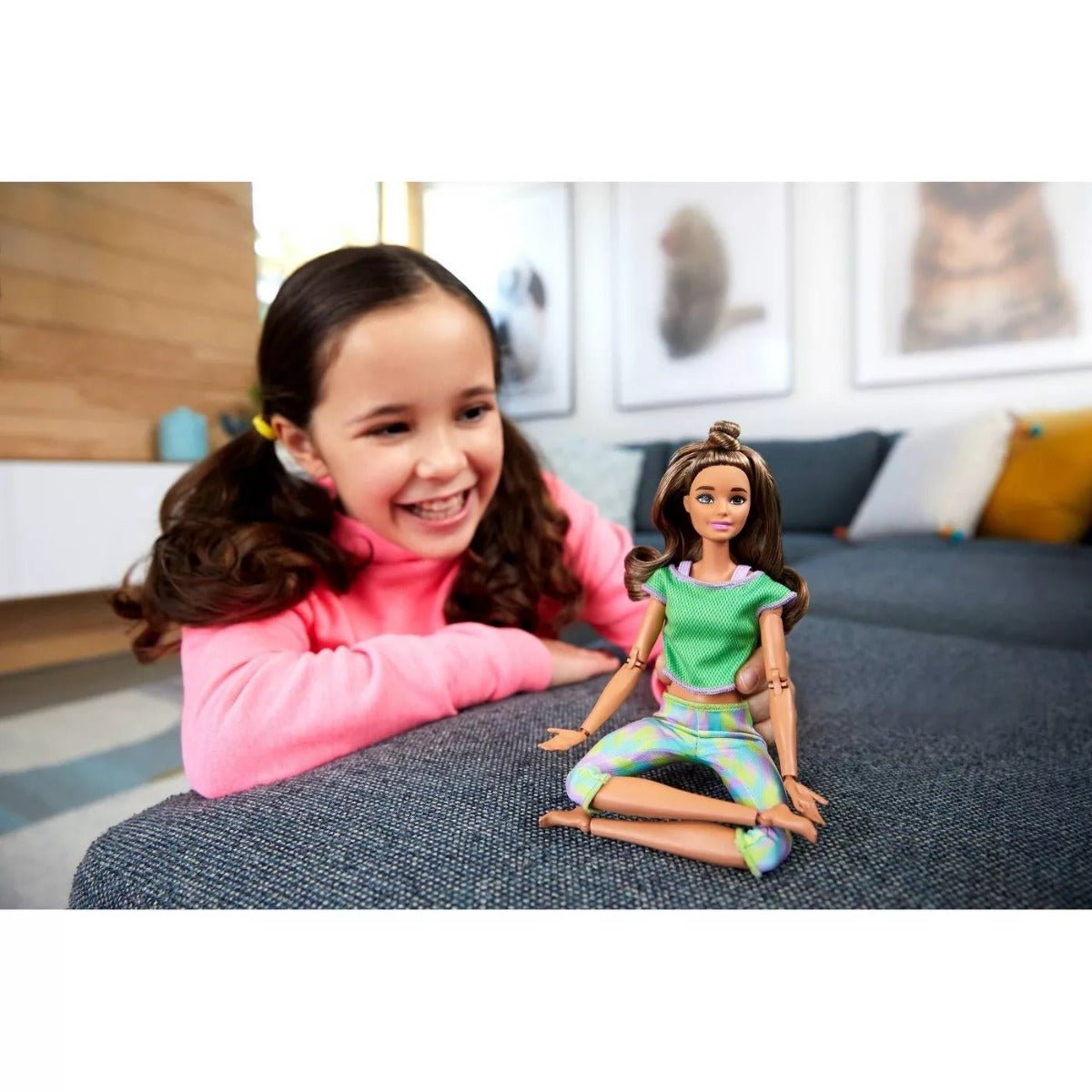 Barbie Made to Move Doll Green Dye Pants GXF05 - Colorland Toys