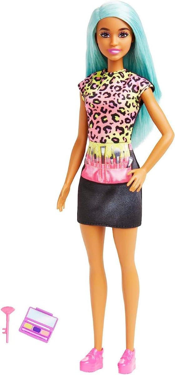 Barbie Makeup Artist Doll with Teal Hair HKT66 - Colorland Toys