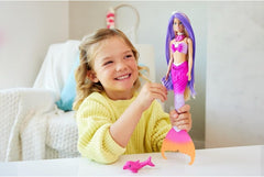 Barbie Malibu Colour Change Mermaid Doll HRP97 - Colorland Toys