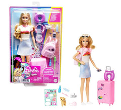 Barbie Malibu Travel Set with Puppy - Colorland Toys