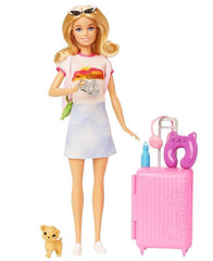 Barbie Malibu Travel Set with Puppy - Colorland Toys