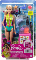 Barbie Marine Biologist Doll And Playset HMH26 - Colorland Toys